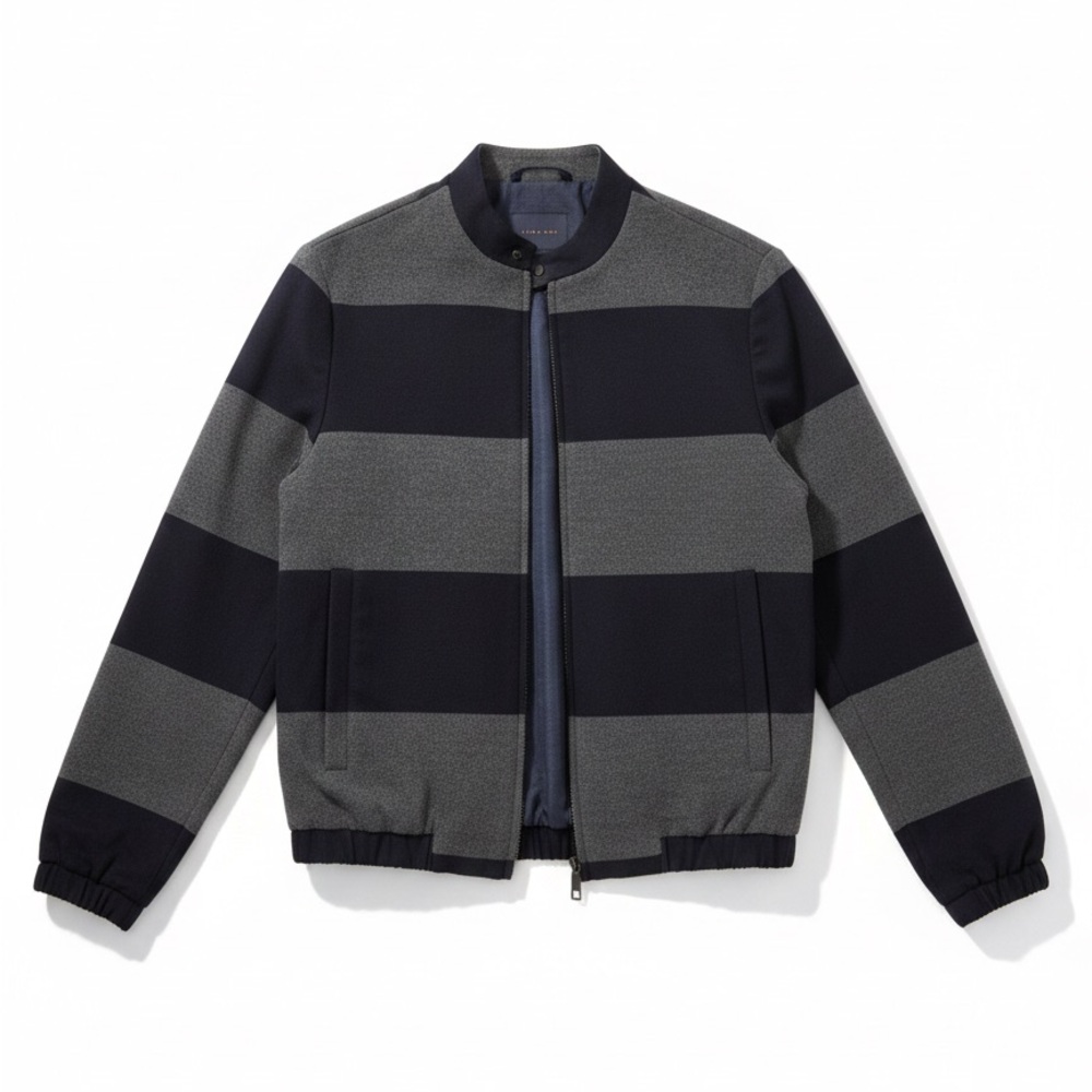 Zara Man Gray and Black Jacket